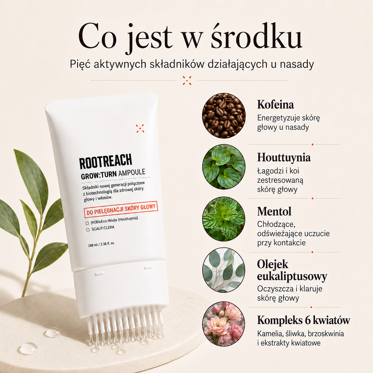 ROOTREACH - Serum do skóry głowy z aplikatorem